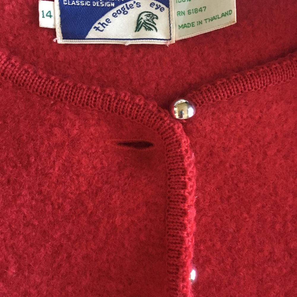 Red Wool Jacket - image 3